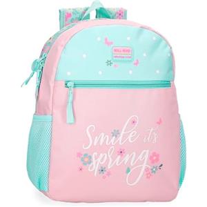 ROLL ROAD Spring Dream Zaino Scuola Multicolore 27x33x11 cm Poliestere, multicolore, 27x33x11 cms, Zaino scuola