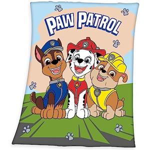 Herding Coperta in Pile Paw Patrol, 130 x 170 cm, 100% Poliestere, Pile