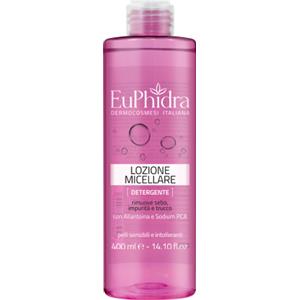 Euphidra Lozione Micellare 400 ml - Detergente, Struccante e Tonificante per Pelle Sensibile