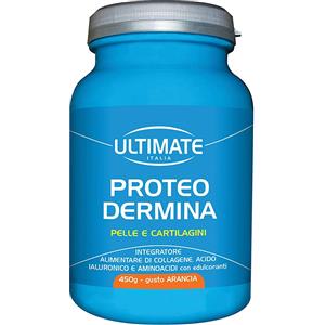 VITA AL TOP Ultimate Proteo Dermina Arancia 450g - Integratore Alimentare con Collagene, Acido Ialuronico e Vitamina C per Pelle e Capelli