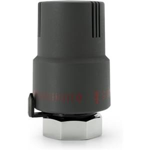 VANCOCO M30×1,5 mm Testa Termostatica per Termosifoni, Valvola Termostatica Radiatore, Antracite, con Sensore Liquido e Funzione Antigelo