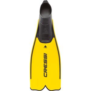 Cressi Rondinella - Pinne da Nuoto Unisex Giallo 41/42 con Pala in Polipropilene e Scarpetta in Termogomma