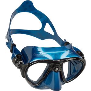 Cressi DS365550 - Maschera Subacquea Unisex Blu Nery, Design Idrodinamico con Fibbie Regolabili