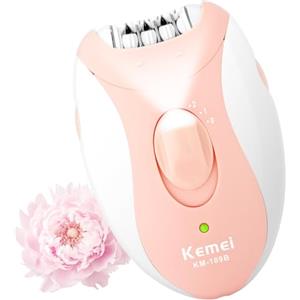 AOGOE Depilatore Donna, Epilatore Elettrico Donna con 32 Pinzette & Luce LED, IPX5 Impermeabile Ricaricabile Rasoio Donna, Testina per Rasoio Rimovibile, Pelle Liscia, 2 Velocità