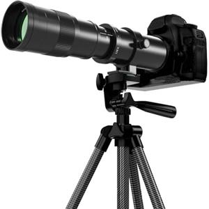 BENOISON Teleobiettivo F per Nikon 420-800mm, F Obiettivo Zoom (MF) Messa a Fuoco Manuale per Nikon DSLR D780 D3500 D850 D7500 D5600 D3400 D500 D7200 D5500 D750 D810 D5300 D610 D7100 D5200 D600