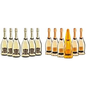 Sant'Orsola Spumante Cuvee Blanc de Blanc Prestige & Prosecco D.O.C. Millesimato Luxury Pacco da 6 x 750 ml
