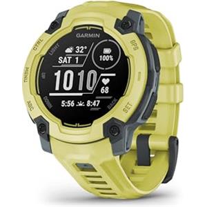 Garmin Instinct E, Smartwatch, 45mm, Display MIP, GPS, Cardio, SpO2, +70 app per lo sport, Training Readiness, Activity Tracker 24/7, Notifiche, Connect IQ, Autonomia 16 giorni (Electeric Lime)