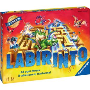 Ravensburger Labirinto Magico - Gioco da Tavolo per 2-4 Giocatori, 7 Anni, Edizione 35° Anniversario