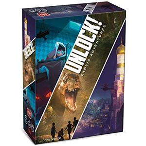 Asmodee - Unlock!: Exotic Adventures - Gioco da Tavolo con App, Escape Room, 1-6 Giocatori, 10+ Anni, Edizione in Italiano