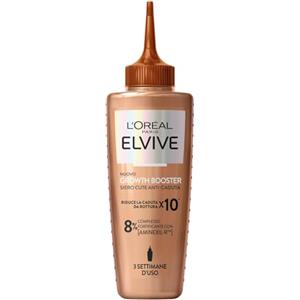 L'Oréal Paris Elvive Siero Cute Anti-Caduta, Per Capelli Tendenti alla Rottura, Rinforza i Capelli Esistenti e Ne Stimola la Crescita, Con Complesso Fortificante Aminexil-R, Growth Booster, 102 ml