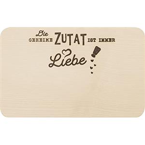 GRUSS & CO 48071 - Tagliere in legno di acero, motivo ingrediente, 24 x 15 x 1 cm