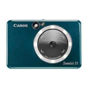 Canon Zoemini S2 Macchina Fotografica Istantanea 8MP - Fotocamera Istantanea Compatta con Specchio, Luce Circolare, Carta Fotografica con Retro Adesivo, Portatile, Acquamarina