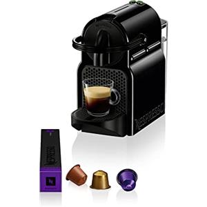 Nespresso Inissia EN80.B, Macchina da caffè di De'Longhi, Sistema Capsule Nespresso, Serbatoio acqua 0.7L, Nero