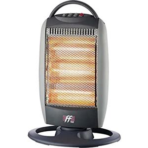 EFFE Stufa elettrica k110 Nera | 3 Livelli di Potenza 400/800/1200W | Alimentazione 220-240V - 50 Hz | Misure: 370 * 245 * 525 mm