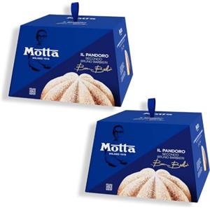 MENDOSA Motta Pandoro Secondo Bruno Barbieri, 2 Panettoni da 750 Grammi