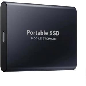 Generico SSD Portatile da 1TB ad Alta Velocità per Laptop/PC/Ipad, Archiviazione Mobile (nero, 1, TB)