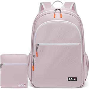 GOLF QUALITY Zaino Ultraleggero Pieghevole, Zaino Ripiegabile 20L Resistente all'Acqua Zaino da Trekking per Hiking Escursione Viaggio Uomo Donna, Zaino da Hiking Rosa-viola