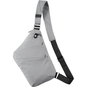 Tibroni Petto Borsa Crossbody, Tasca sul Petto da Uomo Donna, Multi-Pocket Crossbody Spalla et Monospalla Impermeabile Marsupio per Lavoro/Trekking/Ciclismo/Viaggio - Grigio