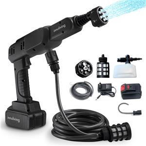 Innoliving Pistola a pressione idropulitrice ricaricabile senza fili, INN-647