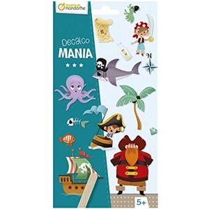 Avenue Mandarine CC049C - Un sacchetto Decalcomania che include 2 fogli di decalcomanie, Pirati
