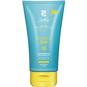 Bionike Defence Sun - Crema Solare Corpo Minerale SPF 30 per Pelli Sensibili e Fototipi Chiari, Azione Protettiva e Antiossidante, Waterproof e non Appiccicosa, Rafforza e Ripara la Pelle, 100 ml