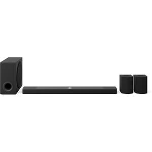 LG S95TR Soundbar TV 810W, 9.1.5 Canali con Subwoofer Wireless, Casse Posteriori a 6 Vie Incluse, 3 canali up-firing, AI Room Calibration Pro, Dolby Atmos, DTS:X, Bluetooth, Wi-Fi, Ottico, USB, HDMI