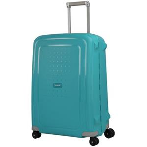 Samsonite S'Cure - Valigia Spinner M, 69 cm, 79 L, Blu (Aqua Blue)