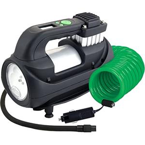 Slime 40068-95, Compressore pneumatici, professionale, per lavori pesanti, digitale, tecnologia Inflate Right, con luce LED e tubo a innesto rapido, gonfiaggio in 3 minuti