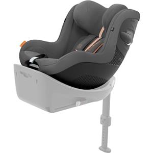 CYBEX Gold Seggiolino Auto Sirona G i-Size Plus, Per Bambini da 3 Mesi a 4 Anni (Dalla Nascita con Riduttore per Neonati), Max. 19 kg, 61 - 105 cm (Da 40 cm con Riduttore per Neonati), Lava Grey