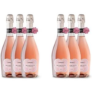 abbazia Fortuna Moscato spumante rosè dolce (pacco da 6 bt x 0,75 L)