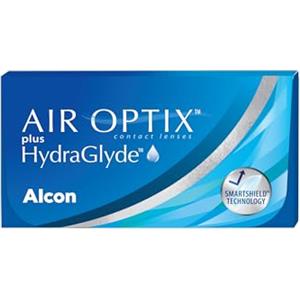 Air Optix Plus HydraGlyde Lenti a Contatto Mensili, 3 Lenti, BC 8.6 mm, DIA 14.2 mm, +2.25 Diopt