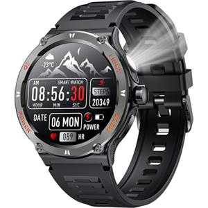 NONGAMX Orologio Smartwatch Uomo Orologi Watch: Smartwatch Uomo Nero 1,53