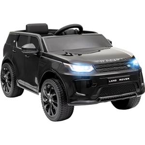 AIYAPLAY Macchina Elettrica per Bambini 3-6 Anni 12V Licenza Land Rover Discovery, 3-5km/h Auto Elettrica per Bambini con 2 Motori, Telecomando, Cintura, Musica, Clacson e Fari, Nero