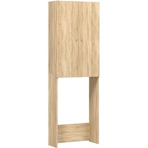 vidaXL Mobile per Lavatrice Rovere Sonoma 64x25,5x190 cm