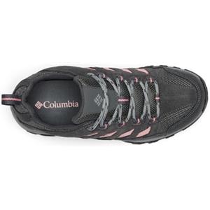 Columbia Crestwood WP, Scarpe da Trekking Basse Donna, Dark Grey/Salmon Rose, 39.5 EU