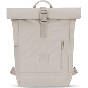 Johnny Urban Zaino Donna e Uomo Beige - Robin Small - Zainetto Rolltop per Lavoro Viaggio Università -Scomparto per Laptop 12 Pollici - Sacca Casual per Ufficio e Lavoro - Idrorepellente