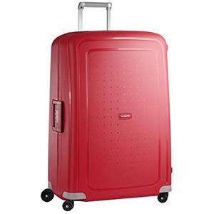 Samsonite S'Cure - Valigia Spinner XL, 81 cm, 138 L, Rosso (Crimson Red)