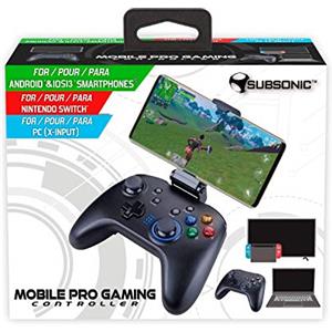 Subsonic - Controller Bluetooth Senza Fili con Vibrazioni, Giroscopio, Pulsanti Posteriori Programmabili E Joystick Invertiti - Accessori per Smartphone e Tablet Android, Nintendo Switch E PC. - PC