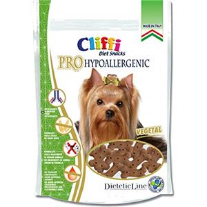Cliffi Biscotti Vegetali per Cani Cuccioli Snack Ipoallergenici 100g