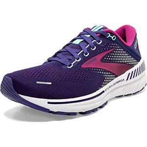 Brooks Adrenaline Gts 22, Scarpe da corsa Donna, Blu (Navy Yucca Rosa), 38 EU Stretta