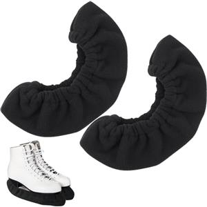 VAIAV Copri Lama Pattini da Ghiaccio, Protezioni per Lame per Pattini da Ghiaccio, Coprilama Pattini Ghiaccio per Bambini Uomini Donne(Nero)