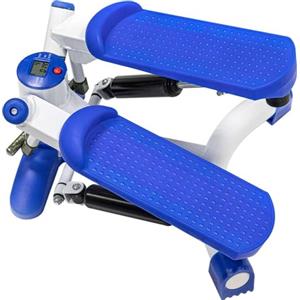 Bodyline Twister Stepper con Movimento a Torsione, Display LCD e Fasce Elastiche, Attrezzo Fitness Compatto per Allenamento Gambe, Glutei, Addome e Cardio Home Training