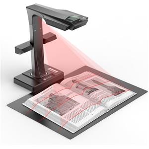 CZUR ET24 Pro 24MP Scanner di Documenti, professionale A3 Scanner con HDMI, OCR 180+ Lingue, 320Dpi, Ttelecamera per Documenti, Windows, macOS e Linux