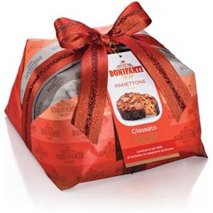 Bonifanti - Panettone artigianale tradizionale con glassa di mandorle e nocciole 1kg