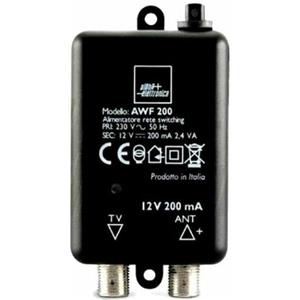 JOIN Alimentatore per amplificatore antenna - 12V 200mA - Con connettori F