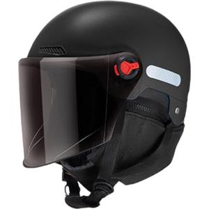 GkgWuxf Casco per bici elettriche, casco invernale da uomo,Casco da snowboard leggero invernale - Casco da sci da uomo, caschi antivento, casco da bici caldo con lenti ad alta definizione, per lo sci