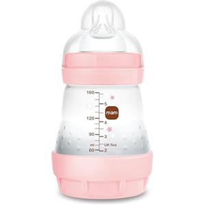 MAM Istruzioni in Lingua Straniera - Mam Biberon Easy Start Anti-Colic A118 Biberon Anticoliche Brevettato con Tettarella 1 in Silicone, per Neonati da 0 Mesi, 160 Ml, Rosa, Autosterilizzabile