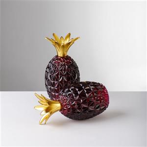 MARIO LUCA GIUSTI Set Sale e Pepe Caterina & Vittoria in Acrilico Rubino - Elegante e Funzionale