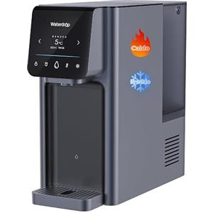 Waterdrop WD-A1 Osmosi Inversa Sistema da Banco, Erogatore di Acqua Calda e Fredda, Standard NSF/ANSI 58, Refrigeratore d'Acqua Senza Bottiglia, 6 Impostazioni di Temperatura