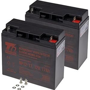 T6 Power Set di batterie T6 Power per l'alimentatore di backup APC, numero di parte RBC7, VRLA, 12 V